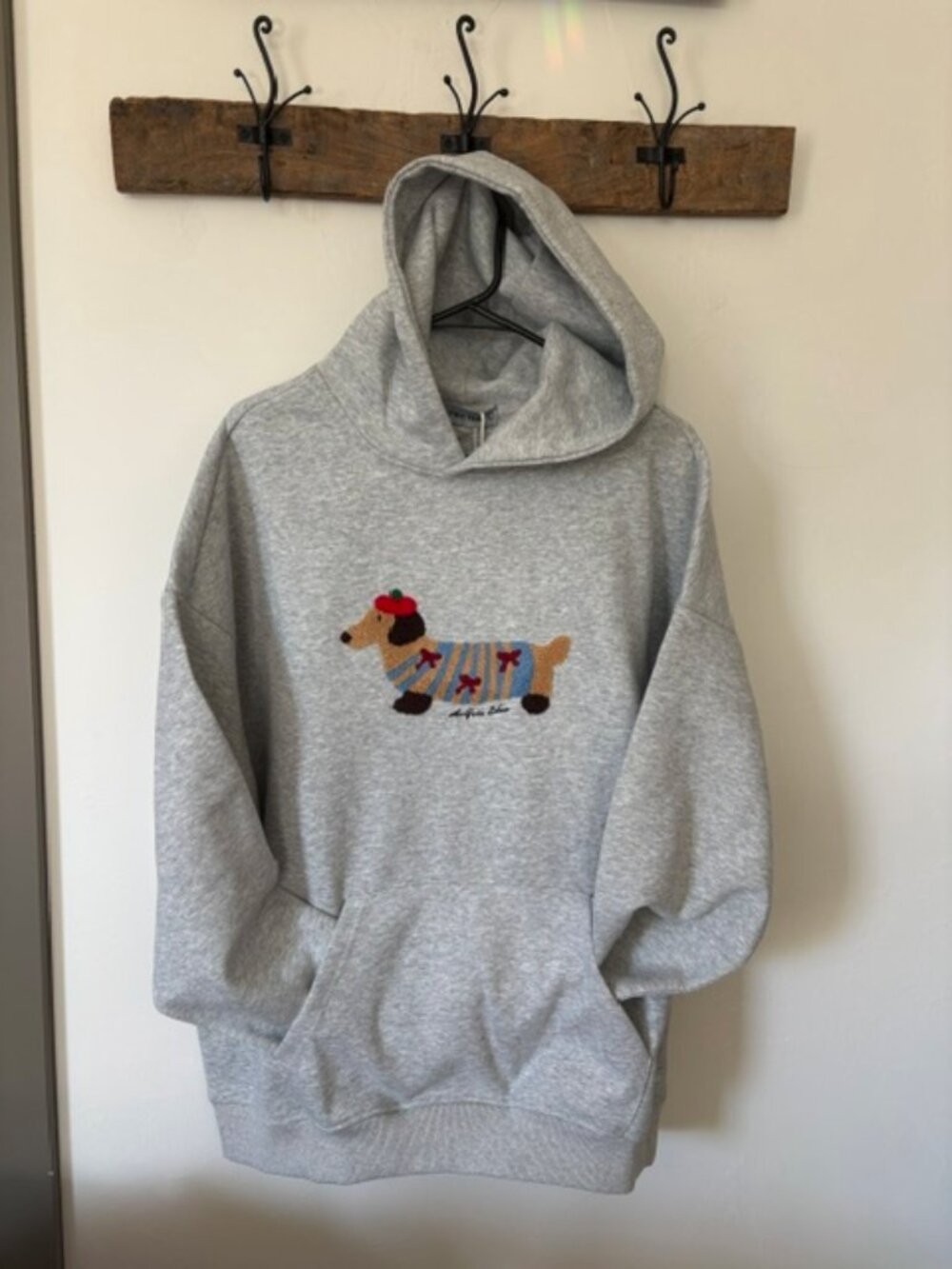NWT Aelfric Eden Cartoon Dachshund Hoodie - LG
